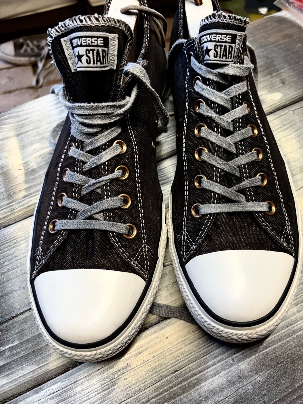 Black Converse Chuck Taylor All Star sneakers #chucks #classic size Men 11.5